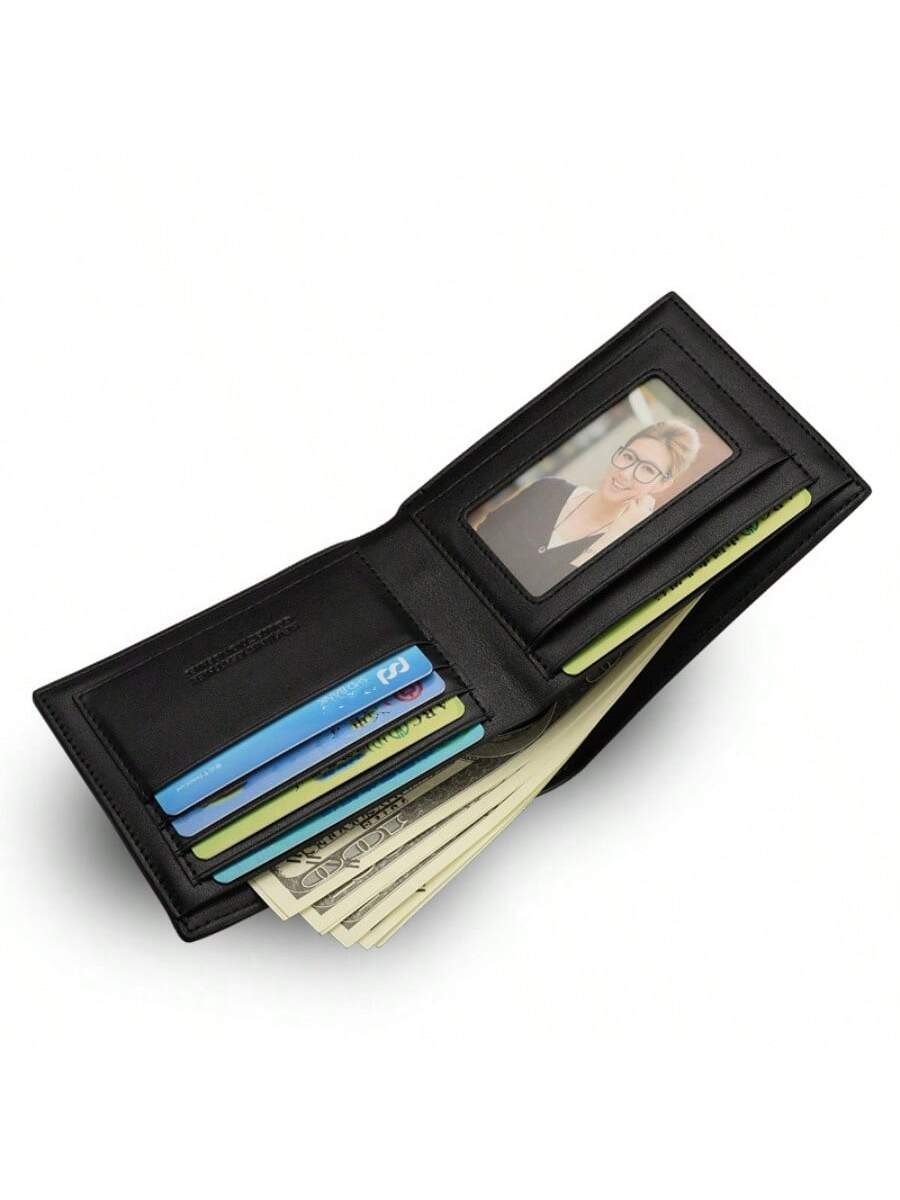 New Arrival Online Men's Short Wallet Made Of High-grade Woven Material With Korean-style Splicing Design Wholesale